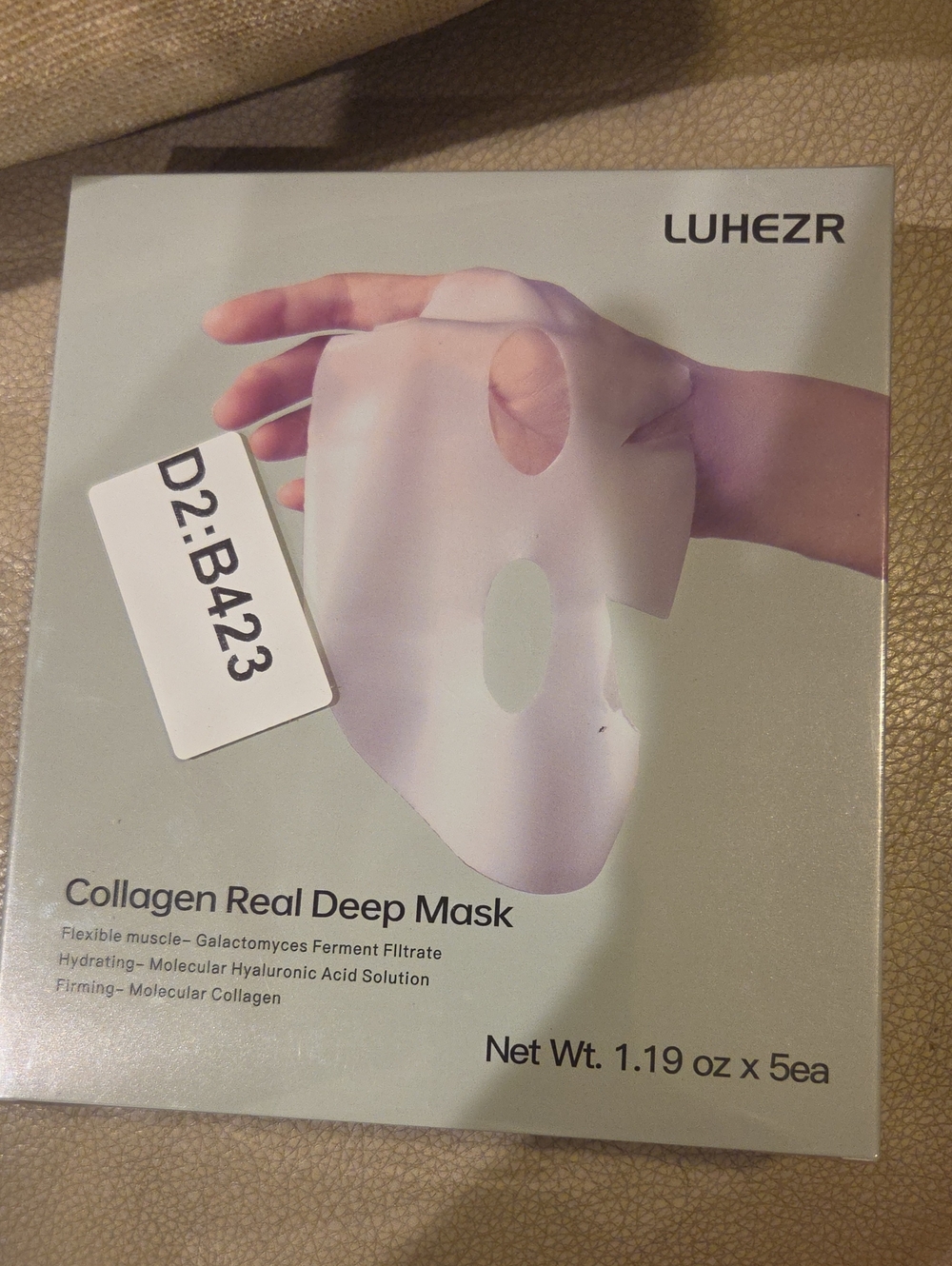 Collagen Real Deep Mask – Hydrating White Sheet Mask (5-Pack)